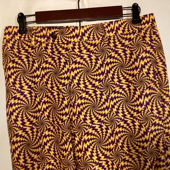 Shinesty illusion retro 60’s psychedelic Men’s Pants size 30 - Picture 2 of 9